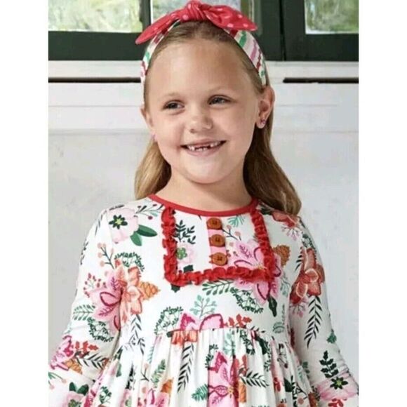 Matilda Jane Wonderment Berry Fun striped Headband OS One Size - Picture 2 of 7